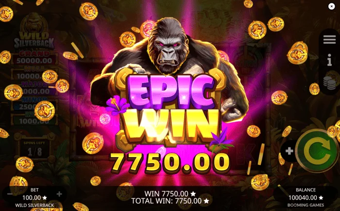 Wild Silverback – episks laimests ar Grand Jackpot